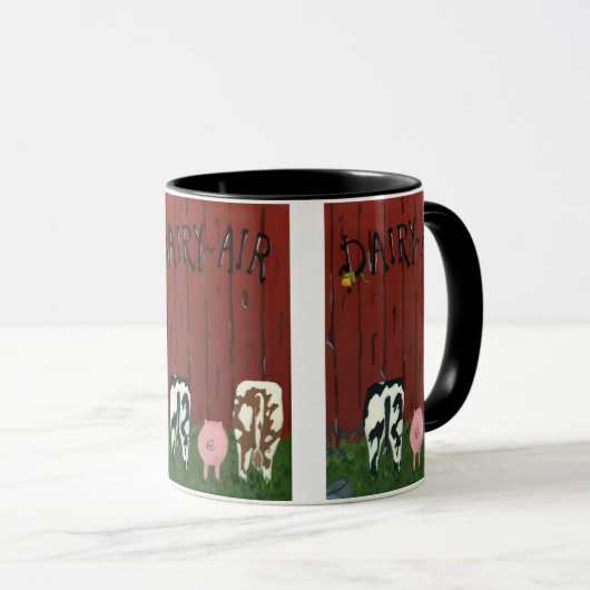 乳製おもしろいエアーマグ マグカップ (正面右)