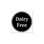 乳製品なし。カスタマイズ可能なDIY ラバースタンプ (インプリント)