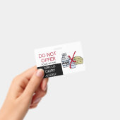 乳製品アレルギー警告ラベル バッジ (手持ち)