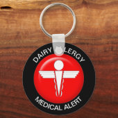 乳製品アレルギー キーホルダー (正面)