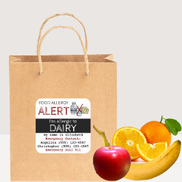 乳製品アレルギー スクエアシール