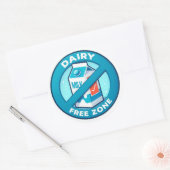 乳製品フリーゾーン ラウンドシール (封筒)