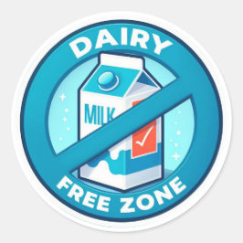 乳製品フリーゾーン ラウンドシール