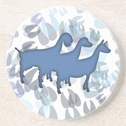 乳製品ヤギ砂岩コースター コースター (正面)