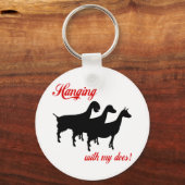 乳製品ヤギ キーホルダー (正面)