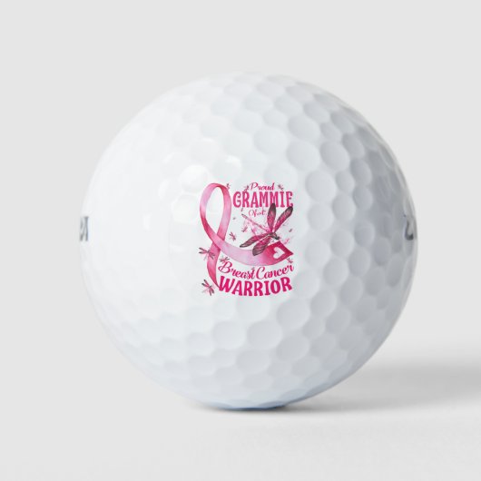 乳誇りを持ったがん戦士の認識度 ゴルフボール (正面)