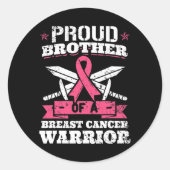 乳誇りを持ったがん戦士ピンクアワレンの兄弟 ラウンドシール (正面)