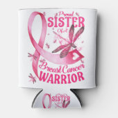 乳誇りを持ったがん戦士認識度の姉妹 缶クーラー (正面)