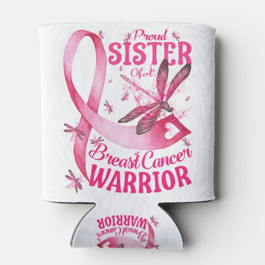 乳誇りを持ったがん戦士認識度の姉妹 缶クーラー (裏面)