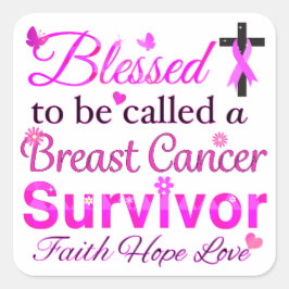 乳賛美がん生存者 スクエアシール