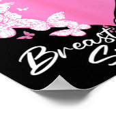 乳賛美癌生存者ピンクBと呼ばれる ポスター (角)