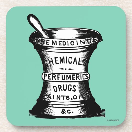 乳鉢および乳棒 コースター (正面)