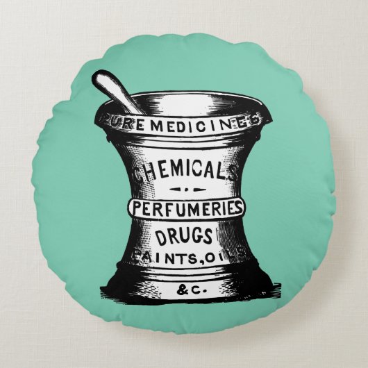 乳鉢および乳棒 ラウンドクッション (正面)