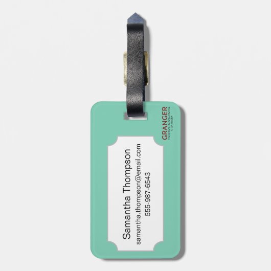 乳鉢および乳棒 ラゲッジタグ (裏面縦)