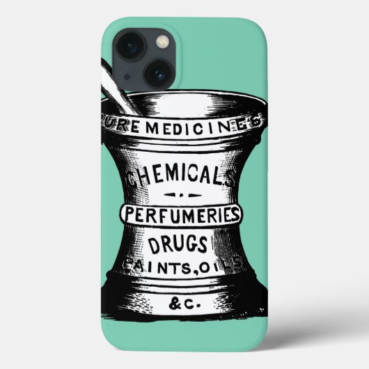 乳鉢および乳棒 Case-Mate iPhoneケース (裏面)