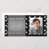 乳鉢の卒業は感謝していしています サンキューカード (正面/裏面)