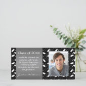 乳鉢の卒業は感謝していしています サンキューカード (スタンド正面)