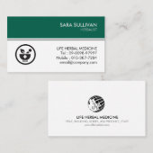 乳鉢の薬草薬草 名刺 (正面/裏面)