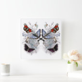 乳頭 スクエア壁時計 (ホーム)