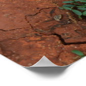 乾いたひび割れた地面 ポスター (角)