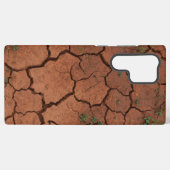 乾いたひび割れた地面 SAMSUNG GALAXYケース (裏面横)