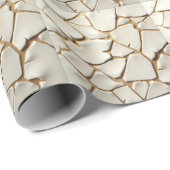 乾いたひび割れアーステクスチャ ラッピングペーパー (ロールコーナー)