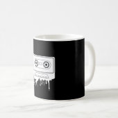 乾いたカセットテープヴィンテージ80~90 コーヒーマグカップ (正面右)