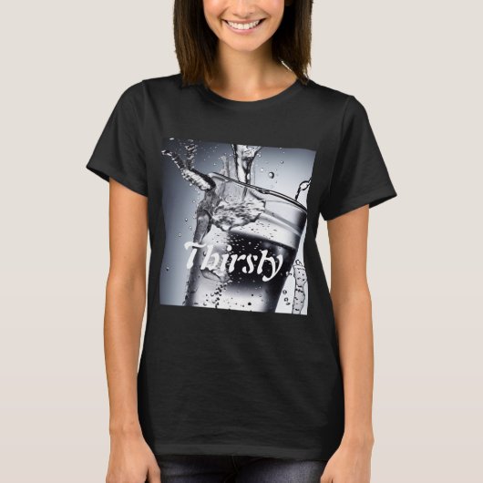 乾いたパーソナライズされたシャツ Tシャツ (正面)