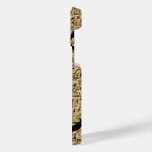 乾いた土地ひび割れた地球の干カッコいいばつ名前 iPhoneケース (左側面)