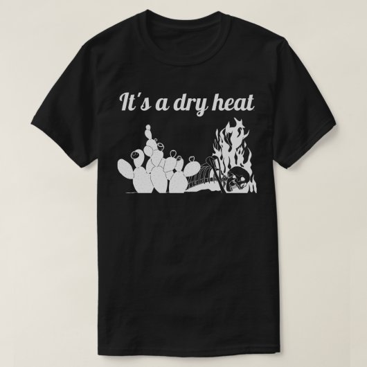 乾いた暑さ Tシャツ (デザイン正面)