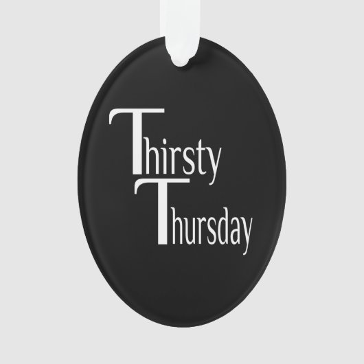 乾いた木曜日 オーナメント (正面)