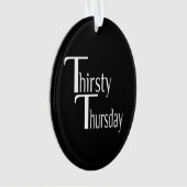 乾いた木曜日 オーナメント (正面)