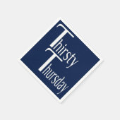 乾いた木曜日 スタンダードカクテルナプキン (角)