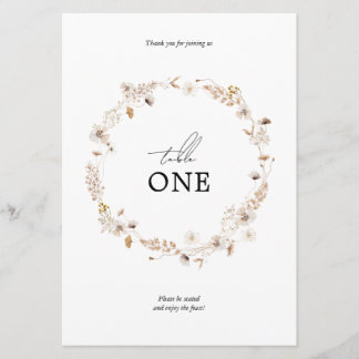 乾モダンフローラ保保リース表番号名 招待状