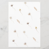 乾モダンフローラ保保リース表番号名 招待状 (裏面)