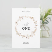 乾モダンフローラ保保リース表番号名 招待状 (スタンド正面)