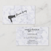 乾モダン吹バー大理石 名刺 (正面/裏面)