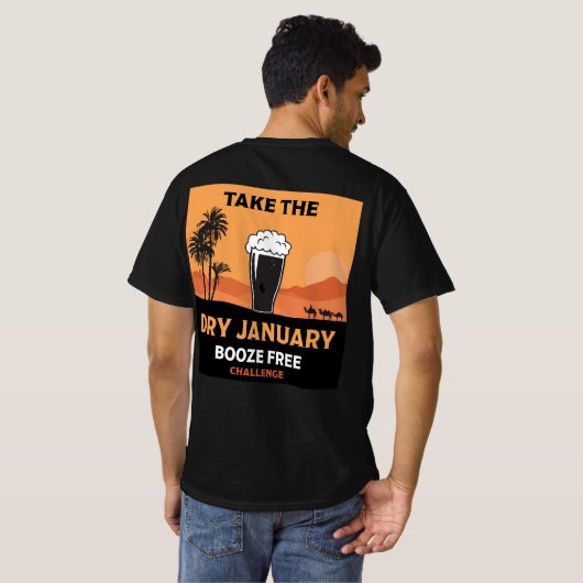 乾季1月のソブリティ挑戦サポートギフトT-Sh Tシャツ (裏面フル)