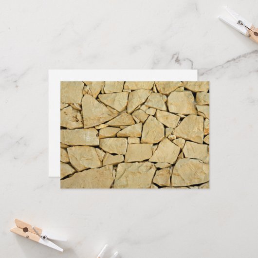 乾式石壁 カード (正面/裏面インサイチュ)