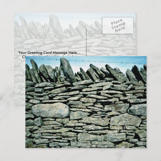 乾式石壁 ポストカード (正面/裏面)