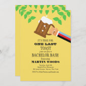 乾杯しよう！ビールでも上げてみるか？ 招待状 (正面/裏面)