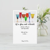 「乾杯しよう」招待状 招待状 (スタンド正面)