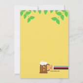 乾杯しよう！招待状 招待状 (裏面)