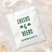 乾杯とビールのパーティーイベント フェイバーバッグ (クリップ留めされた状態)