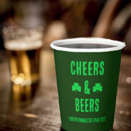 乾杯とビールのパーティーイベント 紙コップ