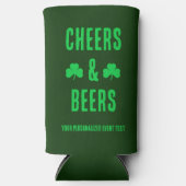 乾杯とビールのパーティー スリム缶クーラー (正面)