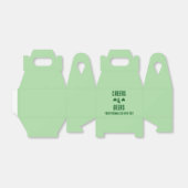 乾杯とビールのパーティー フェイバーボックス (折り畳みなし)