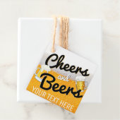 乾杯とビール|霜のついた泡のビールマグ フェイバータグ (インサイチュ)