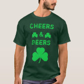 乾杯とビール Tシャツ (正面)
