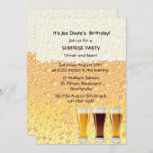 乾杯のお誘い 招待状 (正面/裏面)